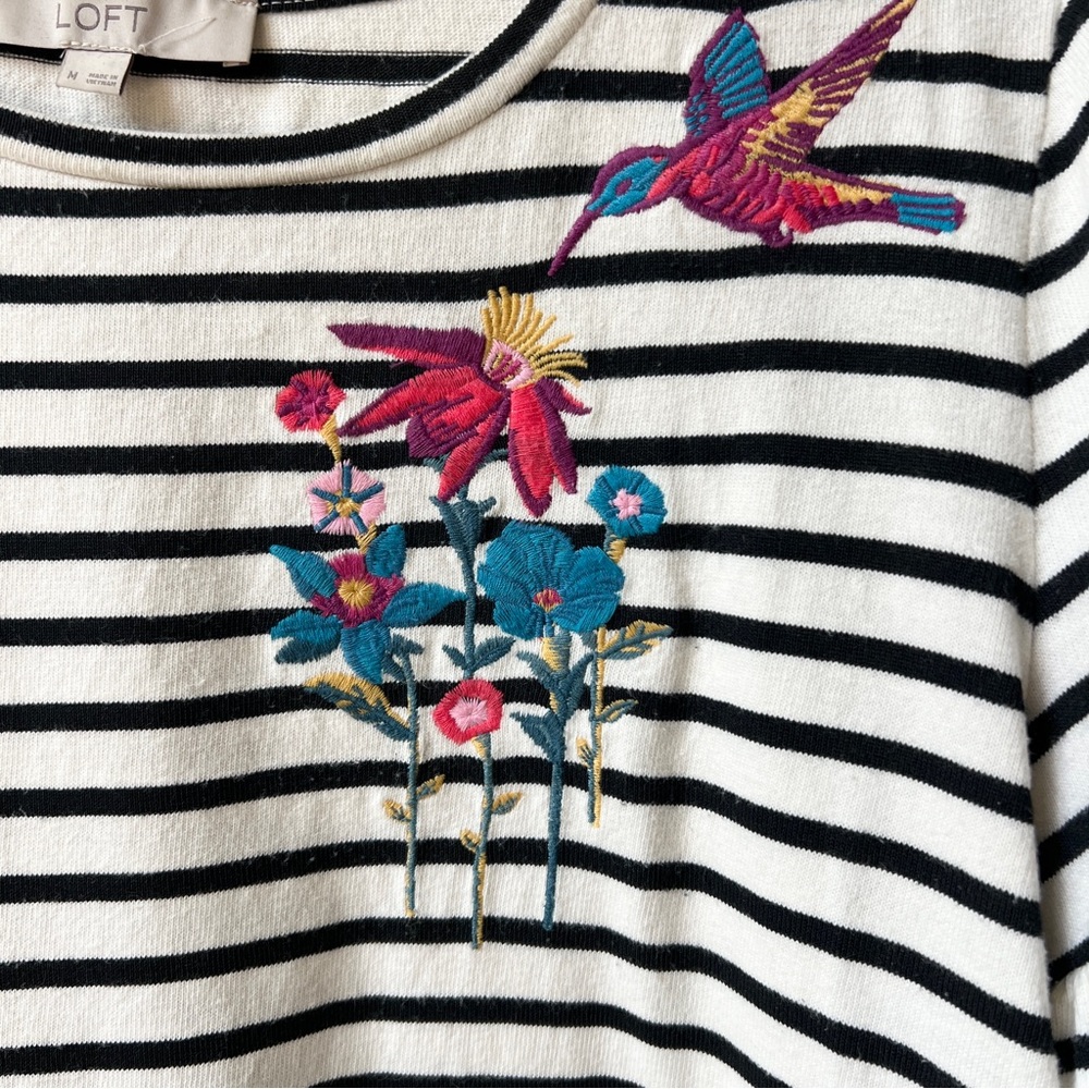 Loft | Striped Top - Picture 3 of 11